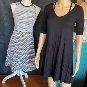 LOT OF 2 DRESSES LOFT SOCIALITE SZ SMALL